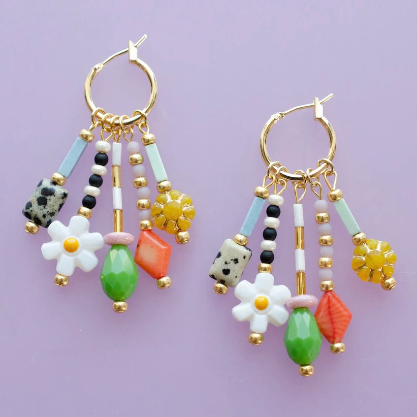 della dangle earrings