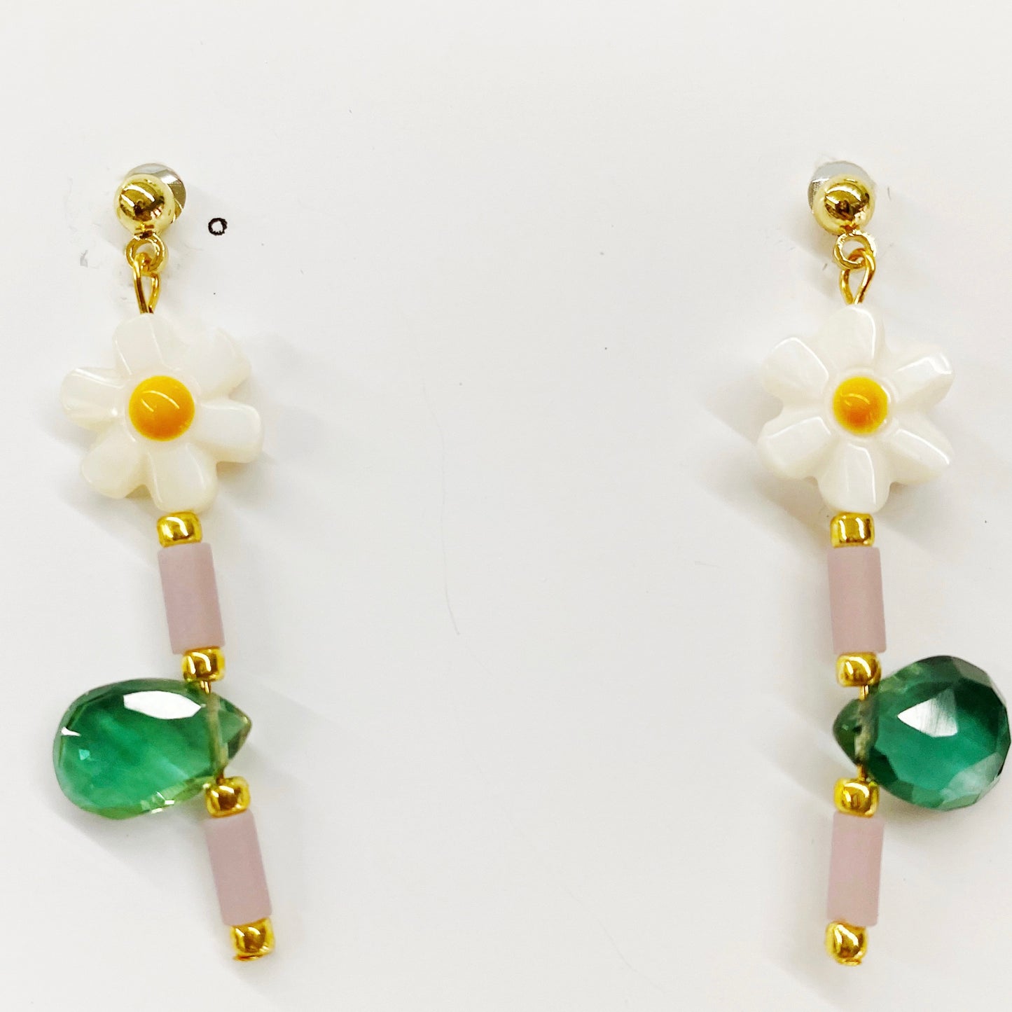 mix match three dangle earrings