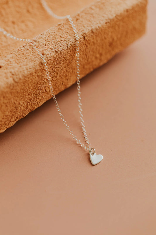 tiny heart necklace